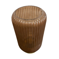 Tafellamp Led Lipa Bruin Glas 27cm 