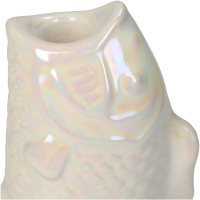 Kandelaar Vis Ivoor 16cm Kersten