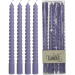 Kaarsen twisted lila Kersten 