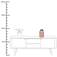 Pot met Poedels Roze goud 30cm Kersten