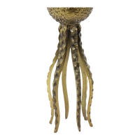 Tafellamp Octopus Antiek Brons 26cm Light&Living