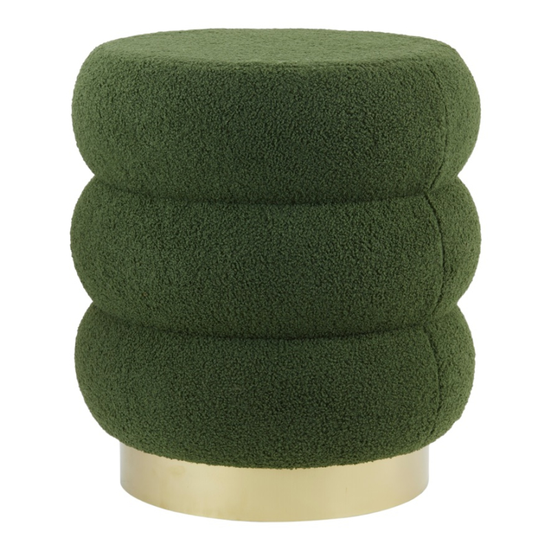 Poef Kimi Teddy Groen met goud