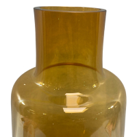 Vaas Glas Bruin Oranje Amber 40cm Fidrio