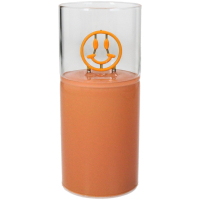 Smiley lamp LED oranje