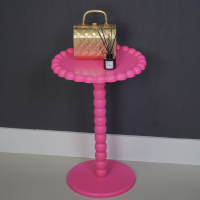 Side Table Rond Neon Roze 55cm
