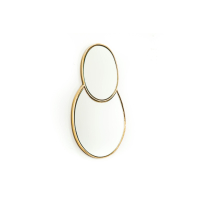 Spiegel Duo rond goud Housevitamin 