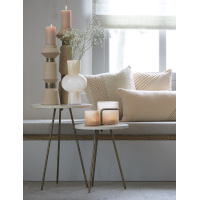 Bijzettafel Moyuta Marmer Grijs 42,5cm Light&Living