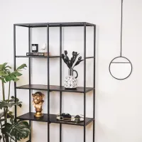 Vaas / Kruik Hollands Dutch Zwart / Wit 19x21,5cm Housevitamin