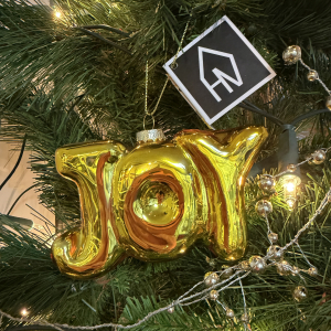 Joy Ballon Kerstbal Ornament Housevitamin 