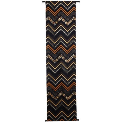 Wanddoek Gestreept Terra 56x178cm