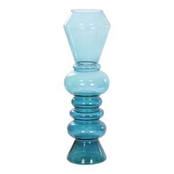 Vaas glas Petrol Livon 44,5 cm Light&Living 