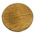 Bijzettafel Canya Rond Hout Donker 39cm