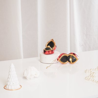 Kerstornament Marry Me ring