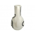 Vaas / Kan Abstract wit-zwart 27cm Kersten