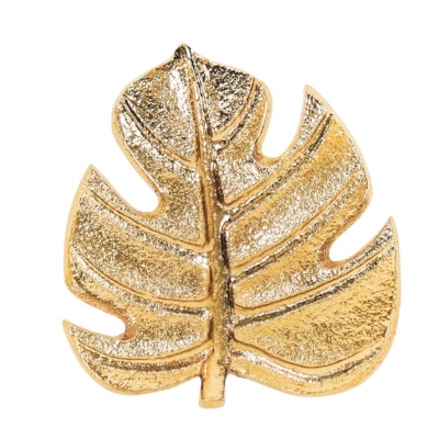 Deurknop Monstera Blad Goud set van 2 Housevitamin Deurknop Monstera Blad Goud set van 2 Housevitamin